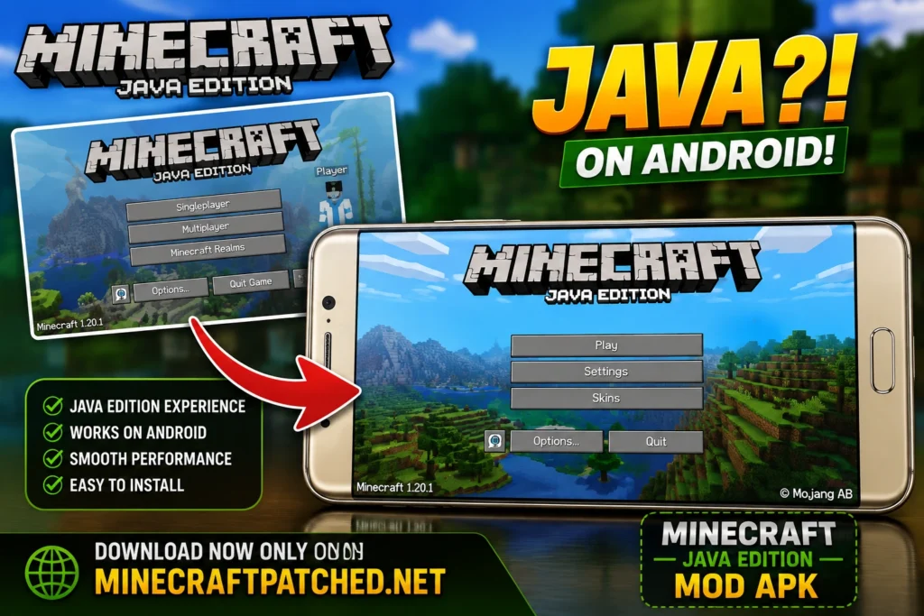 Minecraft Java Edition MOD Banner